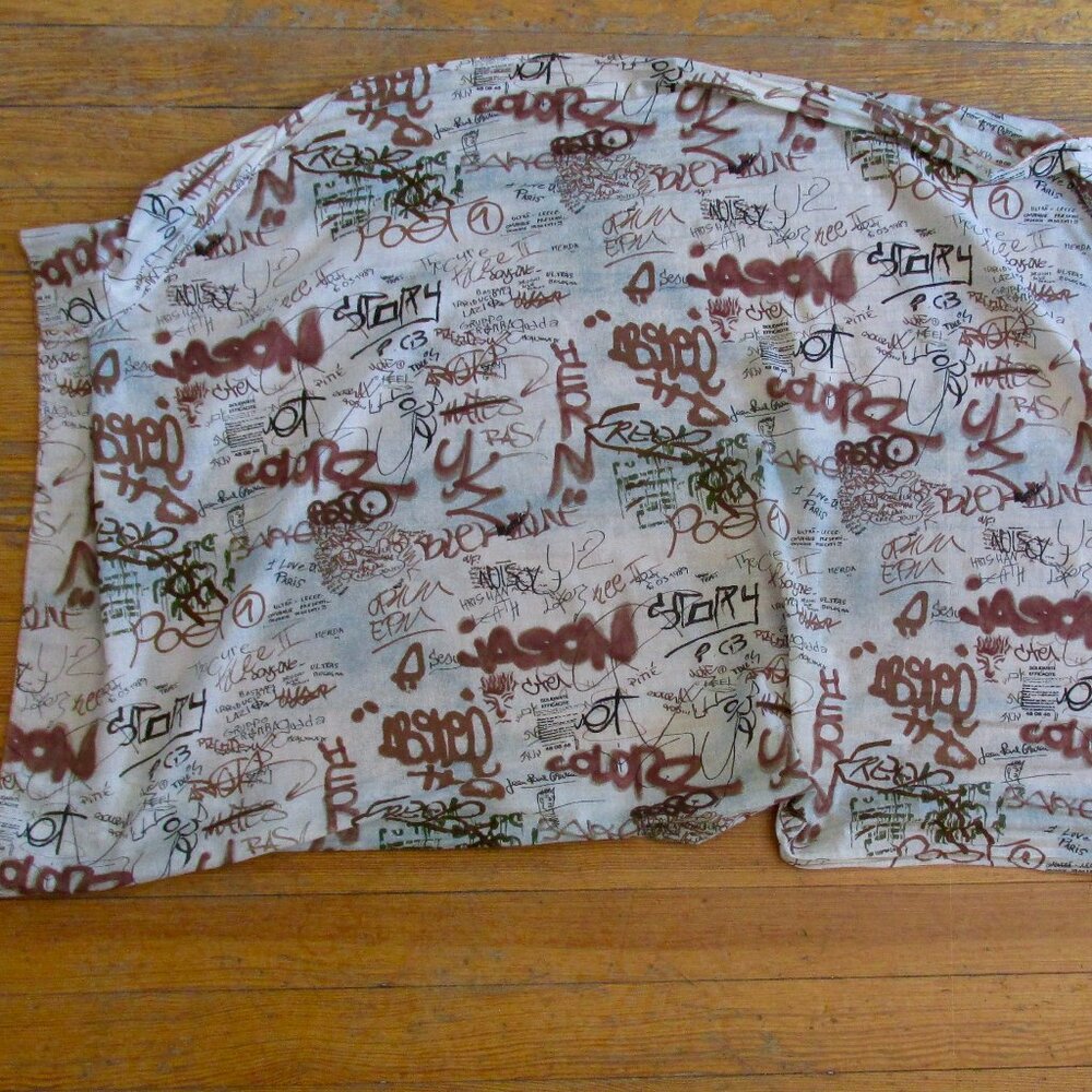 Vintage Jean Paul Gaultier Unisex Cotton Voile Pareo/Scarf